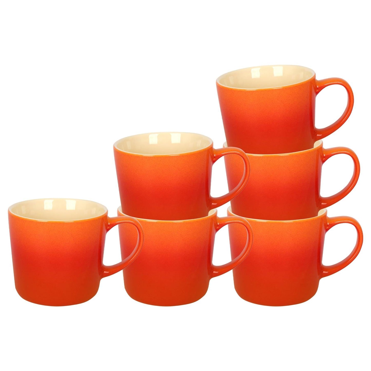 330ml New Bone China Ombre Mugs - Pack of 6