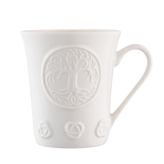 Belleek Classic Tree of Life Set of Two Mugs