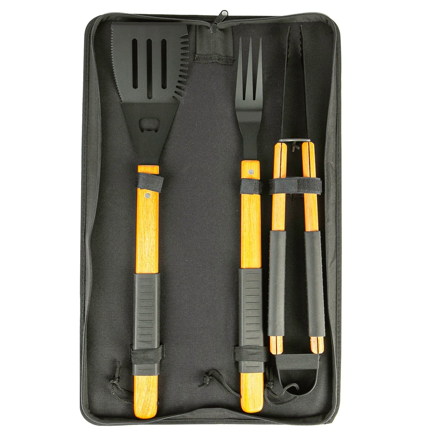 3pc Wooden BBQ Tools Set