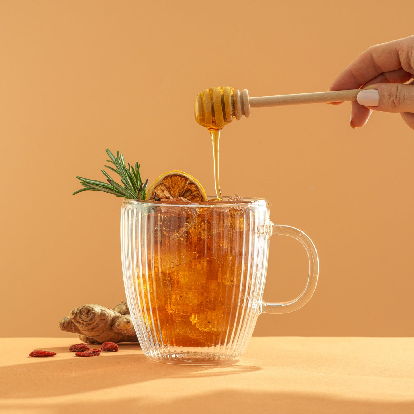 Savor Fluted Double Wall Coffee Glasses