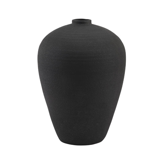 Astral Ceramic Vase | Matt Black | 57cm